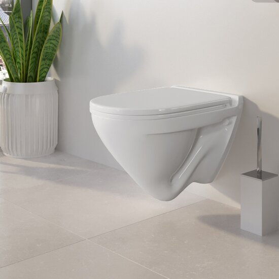 Унитаз Sanita Luxe Аттика DM, горизонт. выпуск, 495х345х400 мм