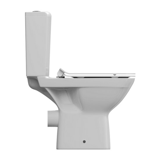 Унитаз-компакт Cersanit Carina Slim, горизонт. выпуск, 640х350х785 мм