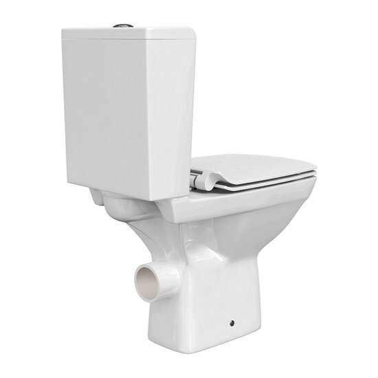 Унитаз-компакт Cersanit Carina Slim, горизонт. выпуск, 640х350х785 мм