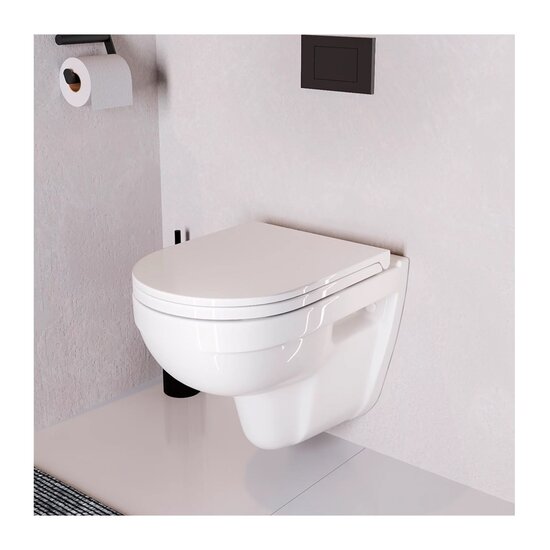 Унитаз Sanita Luxe Бест DM, горизонт. выпуск, 500х350х410 мм