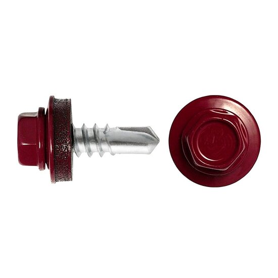 Саморез кровельный SWFS Premium RAL-3005 ZP 5,5х19 (3500 шт)