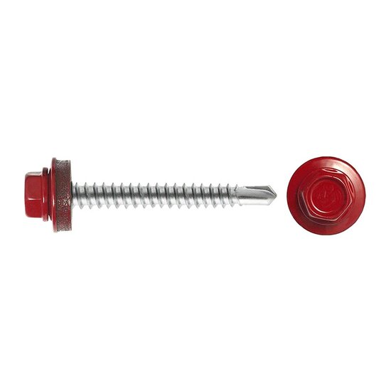 Саморез кровельный SWFS Premium RAL-3003 ZP 4,8х28 (60 шт)