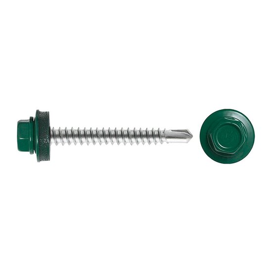 Саморез кровельный SWFS Premium RAL-6005 ZP 4,8х28 (60 шт)