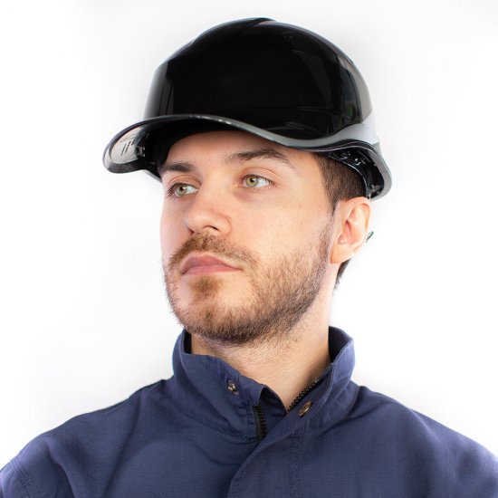 Каска защитная Delta Plus Baseball Diamond V черная с храповиком (DIAM5NO)