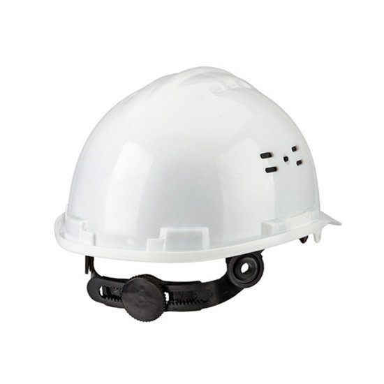 Каска защитная Исток Евро белая с храповиком (КАС003Б)
