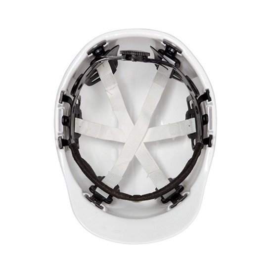 Каска защитная Исток Евро белая с храповиком (КАС003Б)