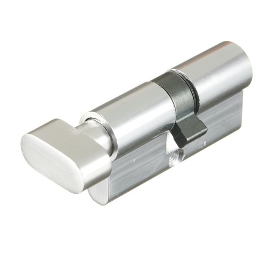 Цилиндр 2018 60 30х30 мм ключ/вертушка хром