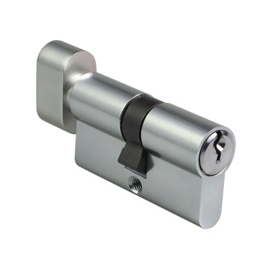 Цилиндр Corsa Deco 60 30х30 мм ключ/вертушка матовый никель