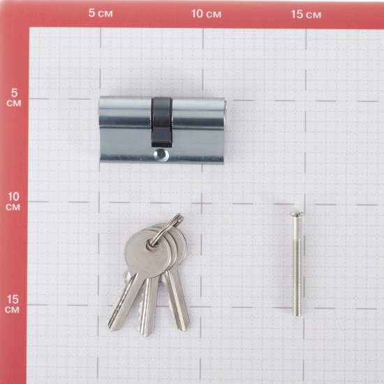 Цилиндр Corsa Deco 60 30х30 мм ключ/ключ матовый никель