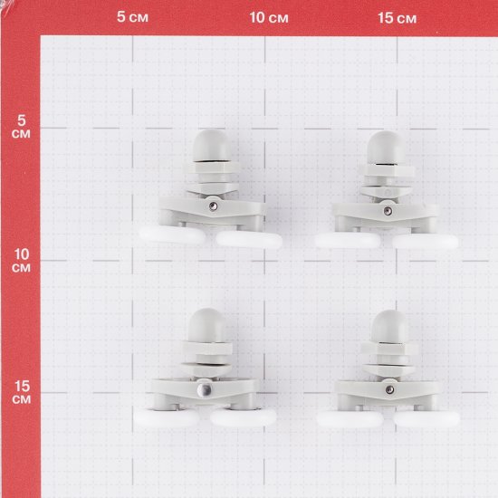 Комплект роликов для двери Erlit d25 мм двойные эксцентриковые (9912288001)