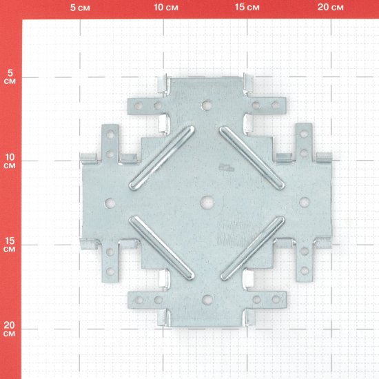 Соединитель одноуровневый краб Knauf 60х27 0,9 мм