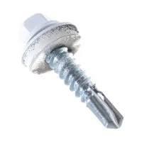 Кровельный саморез качественный крепеж 5.5/25 RAL9003150 белый (150 шт.)