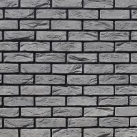 Искусственный камень White Hills Торн Брик серый (68 шт.=1.18 кв.м)