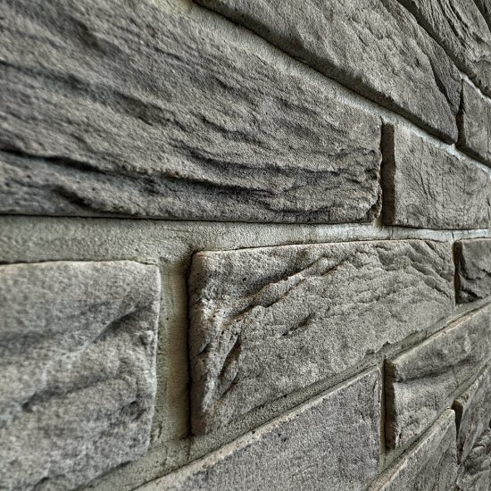 Искусственный камень White Hills Торн Брик серый (68 шт.=1.18 кв.м)