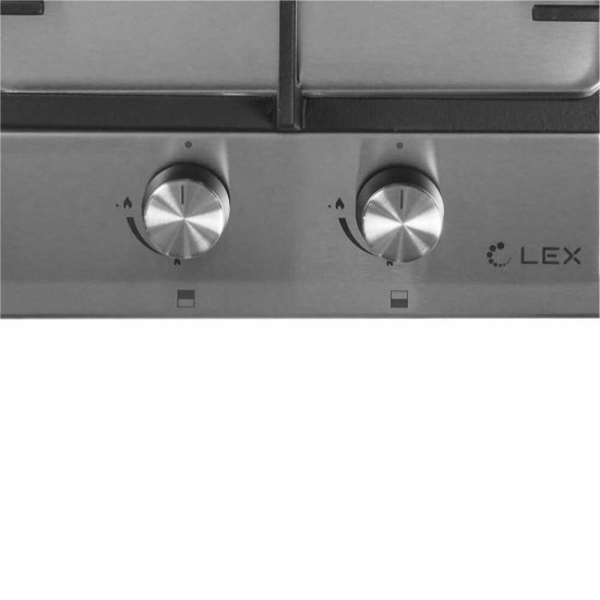 Варочная панель газовая Lex GVS 321 2 конфорки нержавеющая сталь