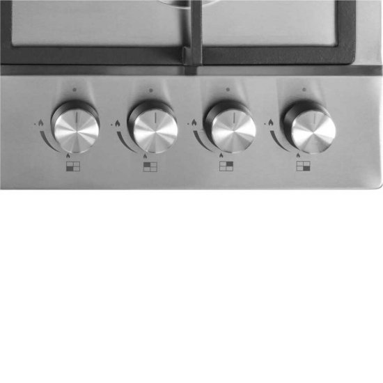 Варочная панель газовая Lex GVS 640 4 конфорки сталь