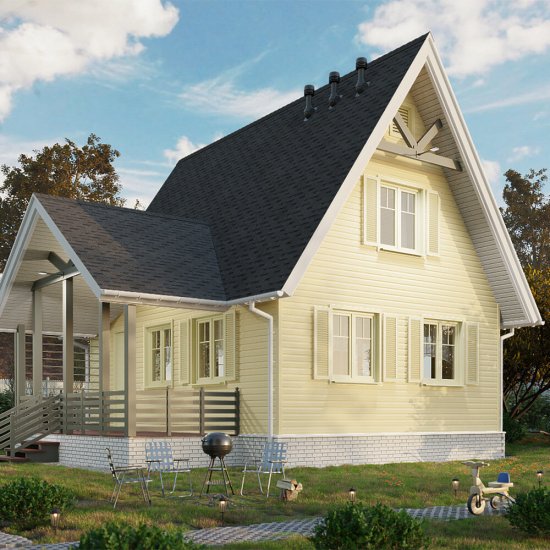 Сайдинг Docke Standard 3000х230 мм банан