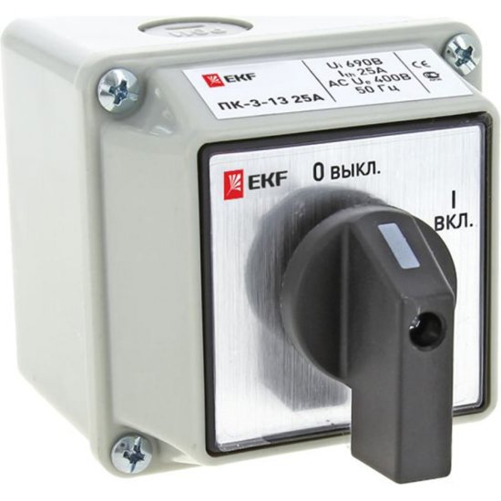Кулачковый переключатель EKF PROxima ПК-3-13 25А
