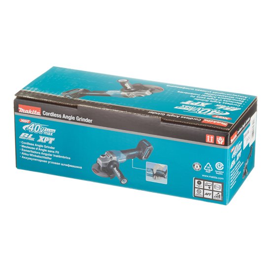 Шлифмашина угловая аккумуляторная Makita XGT GA013GZ 40 В d125 мм без АКБ и ЗУ (GA013GZ)