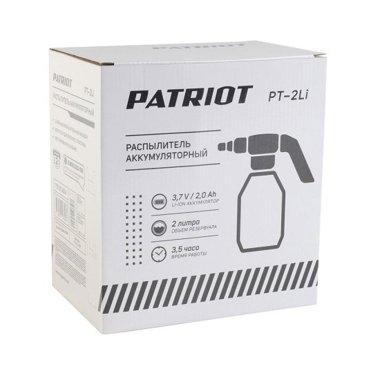 Опрыскиватель аккумуляторный Patriot PT-2Li 2 л 3,7 В 2 Ач (755302604)
