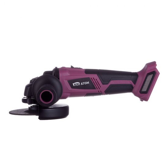 Шлифмашина угловая аккумуляторная КМ АТОМ 18 В d125 мм без АКБ и ЗУ (СAG-181/125BL)