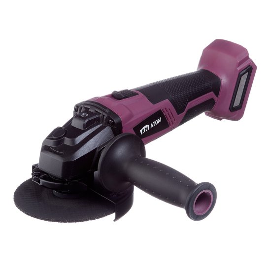 Шлифмашина угловая аккумуляторная КМ АТОМ 18 В d125 мм без АКБ и ЗУ (СAG-181/125BL)