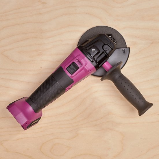 Шлифмашина угловая аккумуляторная КМ АТОМ 18 В d125 мм без АКБ и ЗУ (СAG-181/125BL)