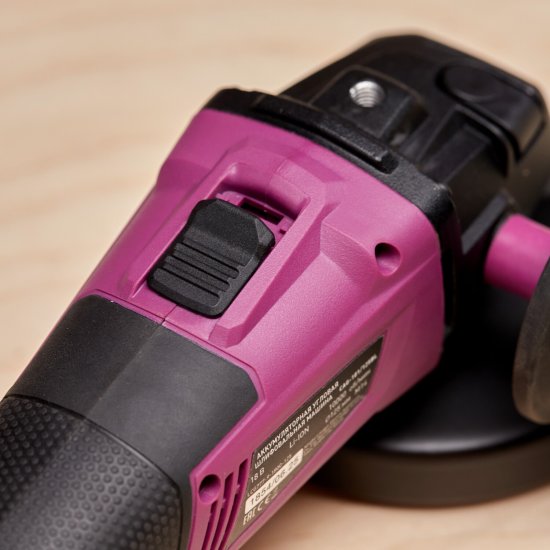 Шлифмашина угловая аккумуляторная КМ АТОМ 18 В d125 мм без АКБ и ЗУ (СAG-181/125BL)