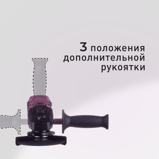 Шлифмашина угловая аккумуляторная КМ АТОМ 18 В d125 мм без АКБ и ЗУ (СAG-181/125BL)