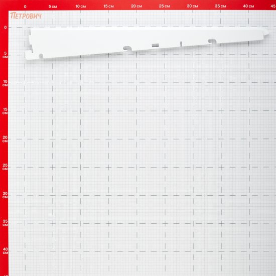 Кронштейн для полки металлический белый 435 мм Титан-GS