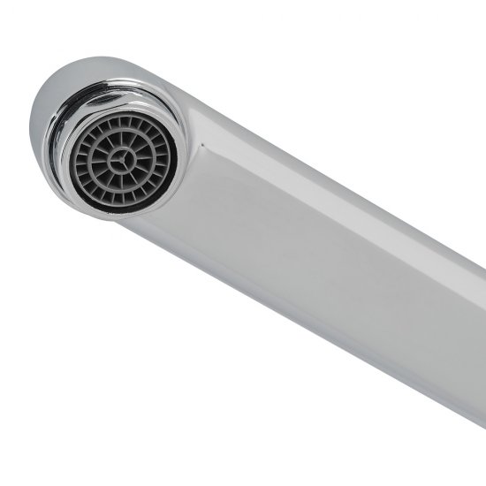 Смеситель для ванны Decoroom DR53 хром двухвентильный с длинным изливом с лейкой (DR53043)