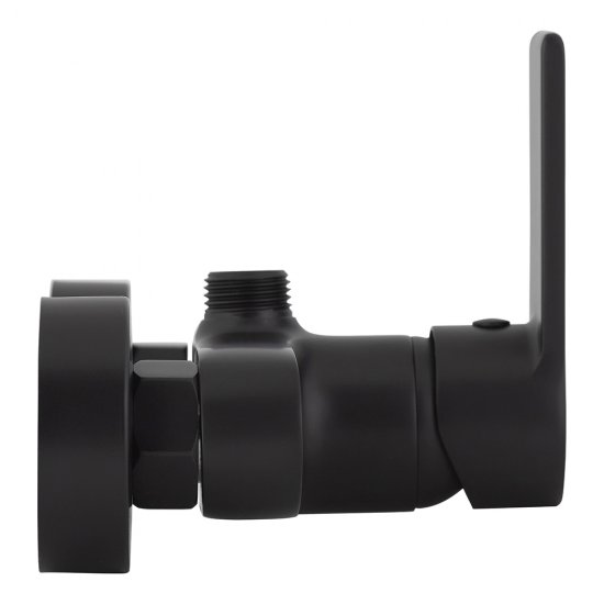 Смеситель для душа без излива Cersanit Brasko Black черный без лейки однорычажный (63109)