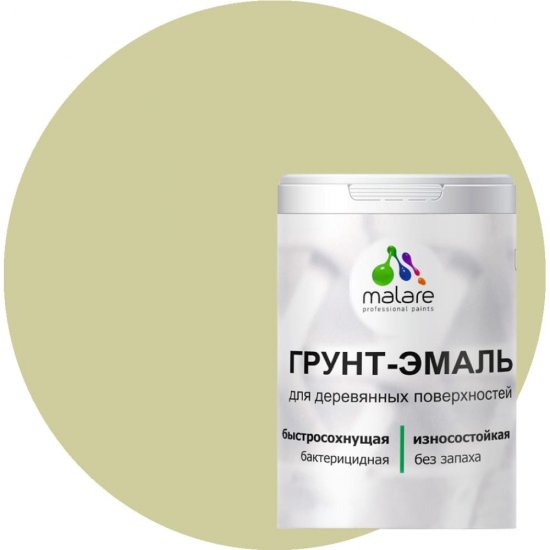 Матовая грунт-эмаль для деревянных поверхностей MALARE 2036754372108