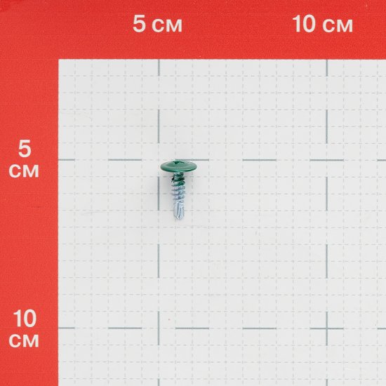 Саморезы клопы 16x4,2 мм с буром Daxmer (20 шт.) зеленый RAL 6005