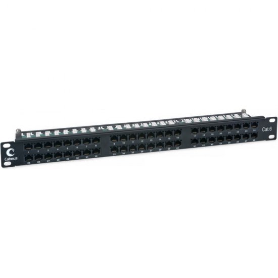 Патч-панель Cabeus PLHD-48-Cat.6-Dual IDC-1U