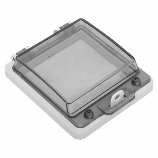 Окно герметичное EKF PROxima для электрощита 52х130х112 мм IP67 пластиковое серое (ak-i-1)