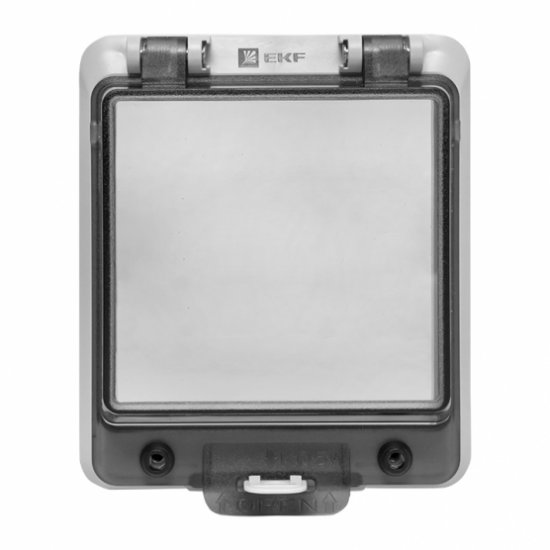 Окно герметичное EKF PROxima для электрощита 52х130х112 мм IP67 пластиковое серое (ak-i-1)