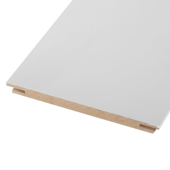 Доборная планка телескопическая Ольсен 150х10х2150 мм эмаль белая (1 шт.)