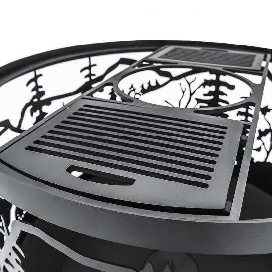 Решетка-гриль для чаши 500 мм с подставкой под казан