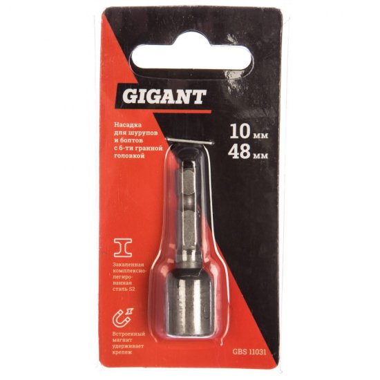 Насадка для шурупов и болтов Gigant GBS 11031
