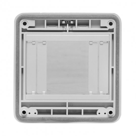 Окно герметичное EKF PROxima для электрощита 52х100х112 мм IP67 на 4 модуля пластиковое серое (ak-g-4)