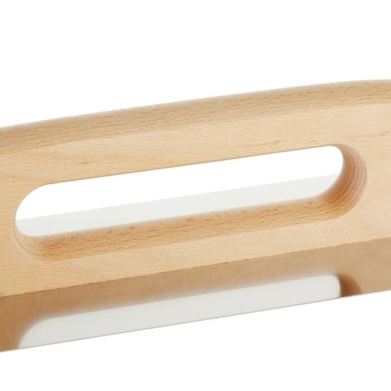 Гладилка плоская Wenzo 480х130 мм для клея и штукатурки с деревянной ручкой