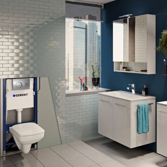 Инсталляция Geberit Delta Duofix для подвесного унитаза без кнопки (111.153.00.1)