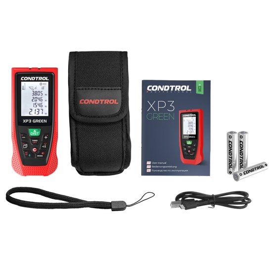 Дальномер лазерный Condtrol XP3 Green 120 м зелёный луч (1-4-107)