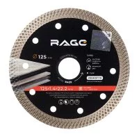 Диск алмазный по керамограниту Vira Rage 125x22,2x1,4 мм турбо мокрый рез (605125)