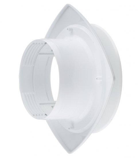 Анемостат приточный регулируемый Era с фланцем d125 мм белый