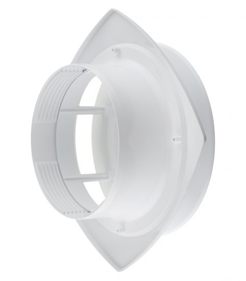 Анемостат приточный регулируемый Era с фланцем d160 мм белый
