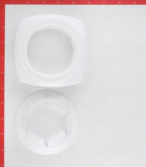 Анемостат приточный регулируемый Era с фланцем d160 мм белый