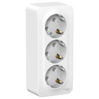 Тройная розетка Systeme Electric BLANCA