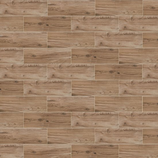 Керамогранит Cersanit Maplewood коричневый матовый 598х185х7,5 мм (11 шт.=1,216 кв.м)